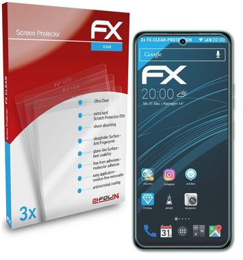 atFoliX Schutzfolie Displayschutz für Tecno Camon 19 Neo, (3 Folien), Ultraklar und hartbeschichtet