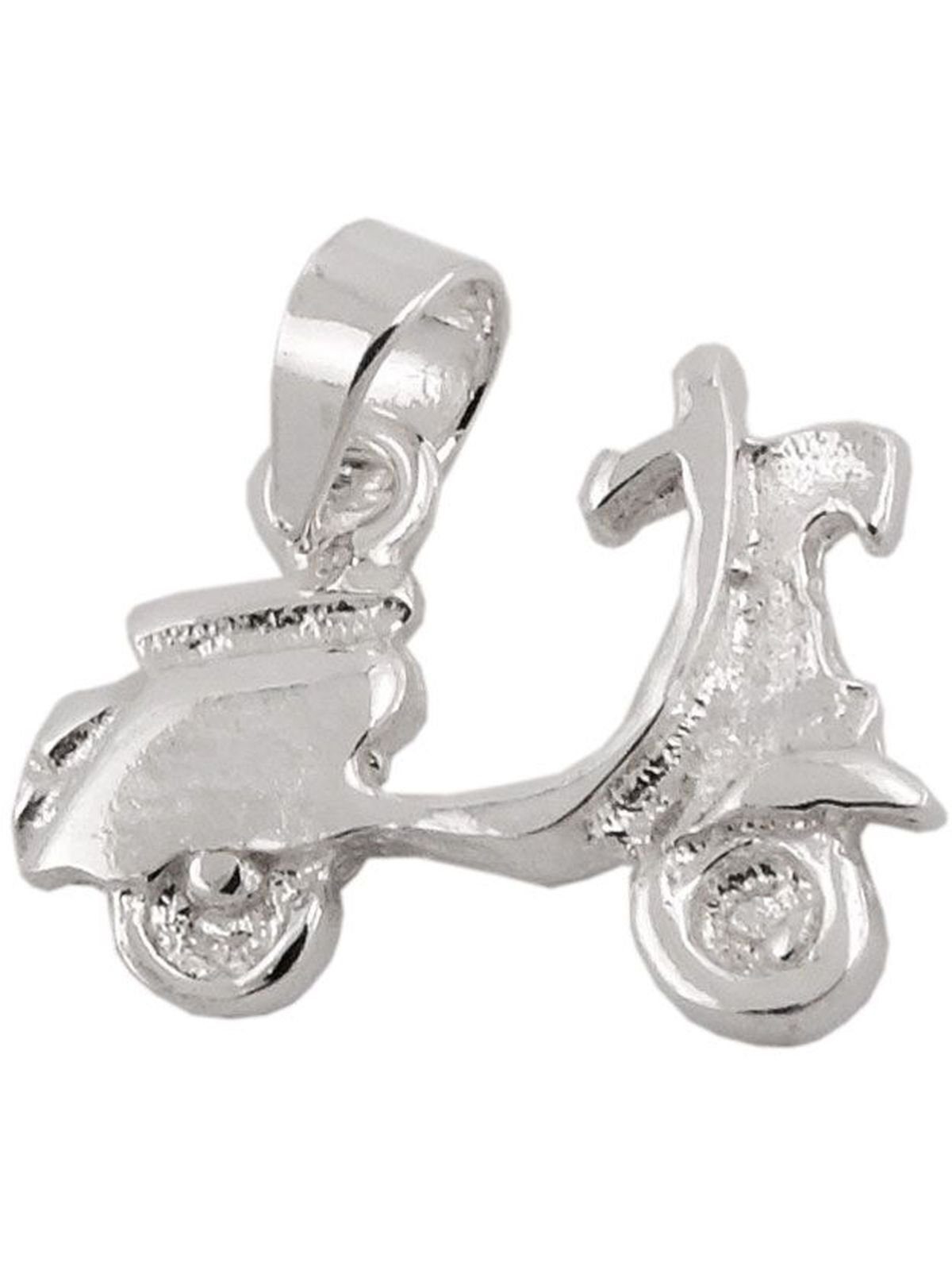 Gallay Kettenanhänger Anhänger 12x16mm kleiner Motorroller Silber 925 (1-tlg)