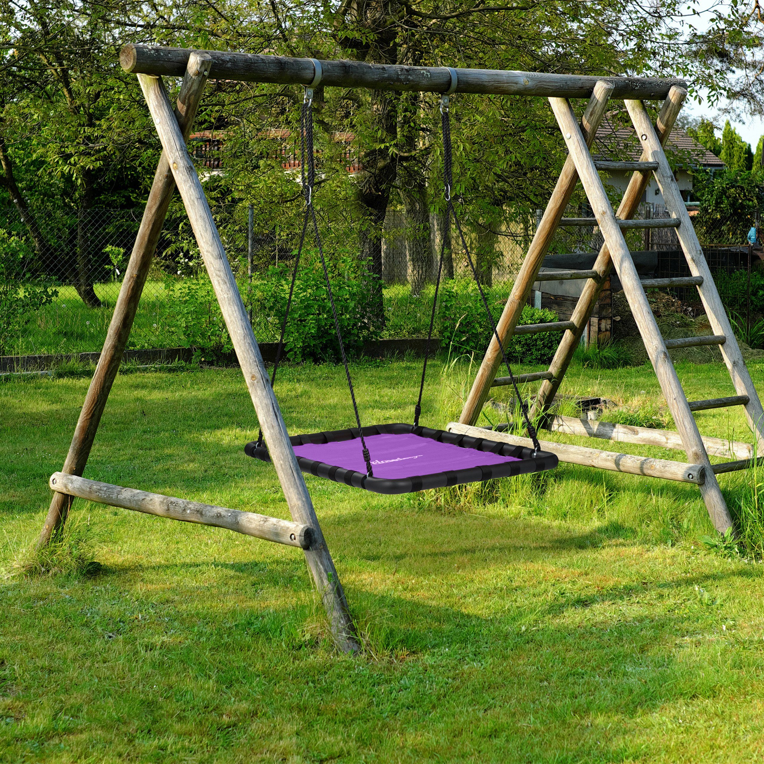 relaxdays Nestschaukel Eckige Nestschaukel günstig online kaufen