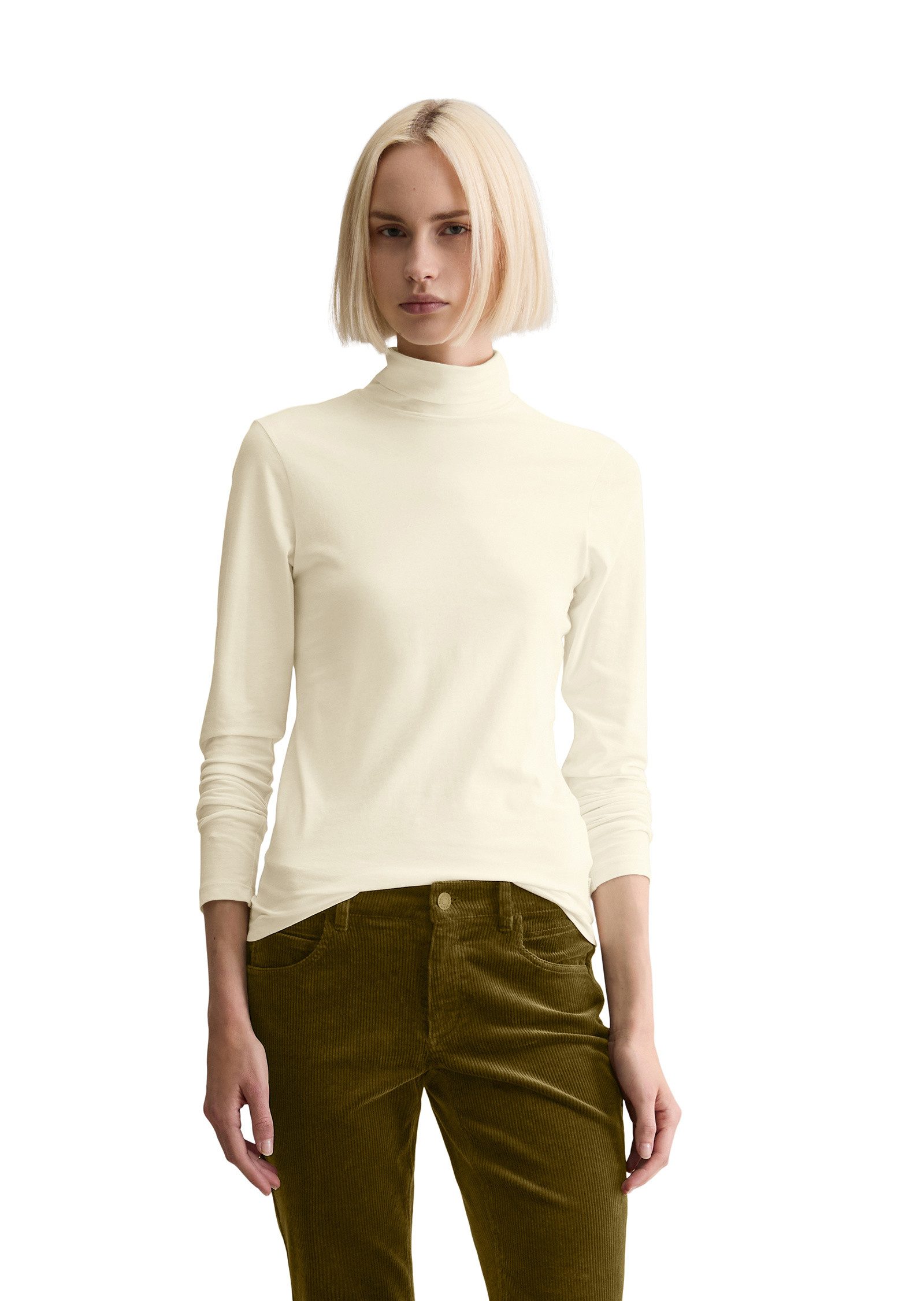 Marc O'Polo DENIM Langarmshirt aus elastischem Single Jersey günstig online kaufen