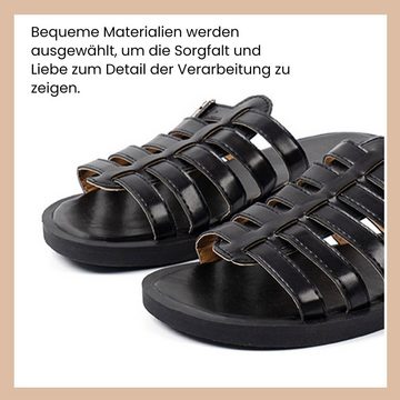 Daisred Hausschuhe Flache Sandalen Pantolette Outdoorsandale Slides Sandale