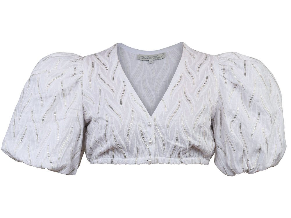 Dirndlbluse Dirndlbluse Vionara weiß