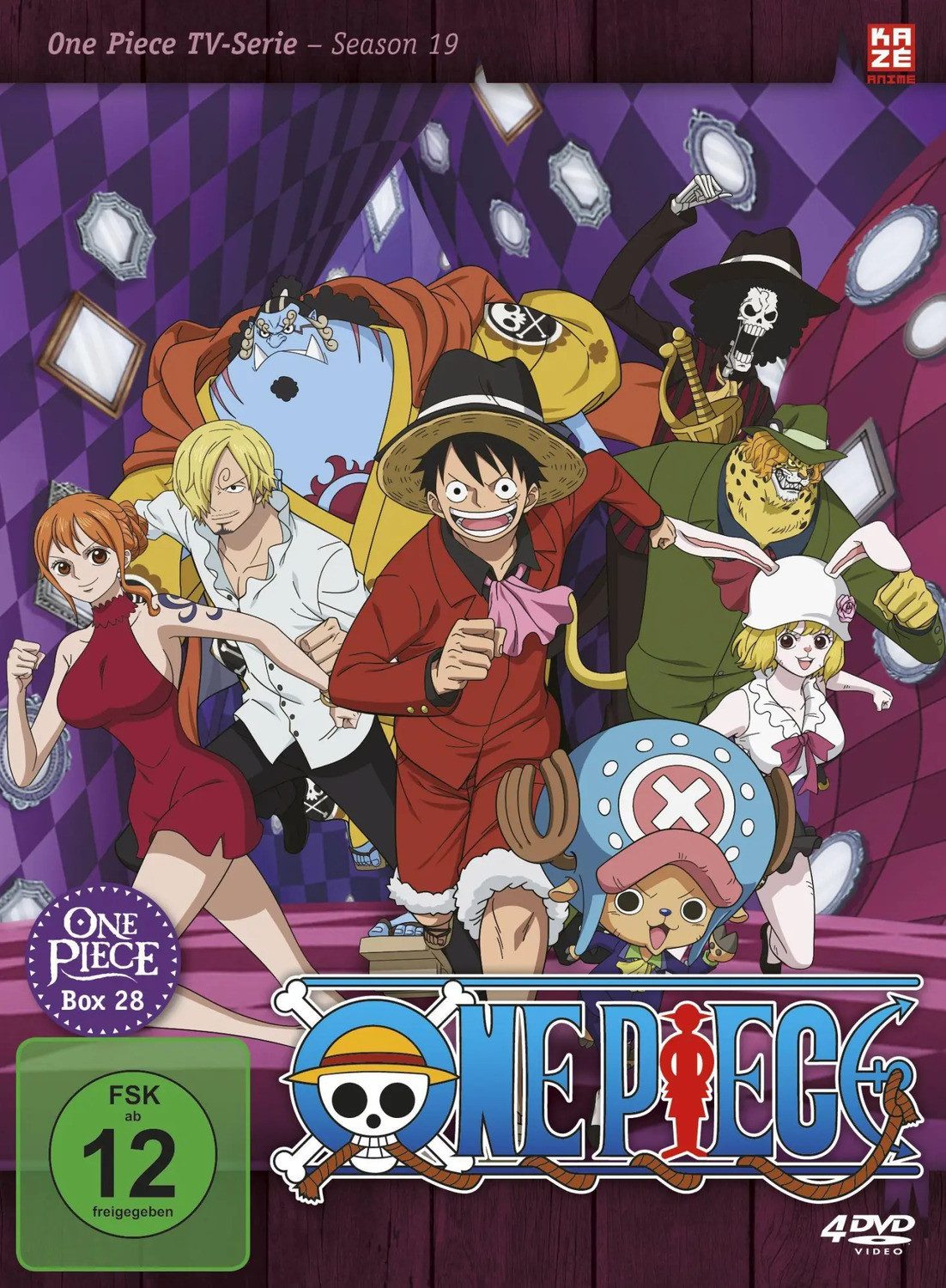 DVD One Piece - TV-Serie - Box 28 (Episoden 829-853) [4 DVDs]
