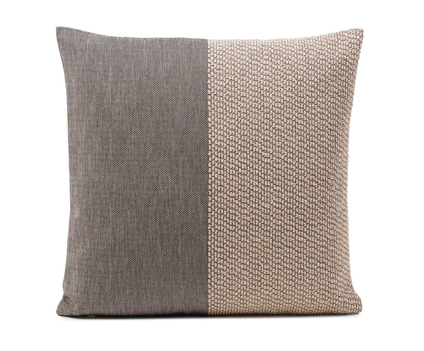 Wohndecke GÖZZE Kissenhülle DUKE taupe LB 50x50 cm braun