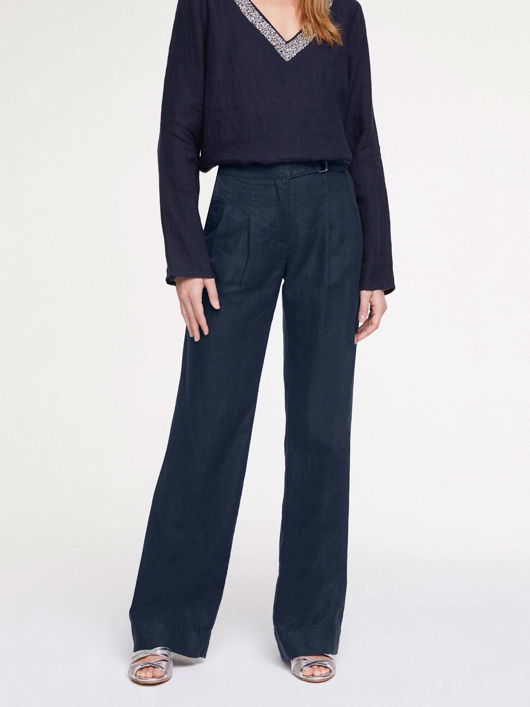 heine Jerseyhose Leinenhose Innenbeinlänge ca. 81 günstig online kaufen