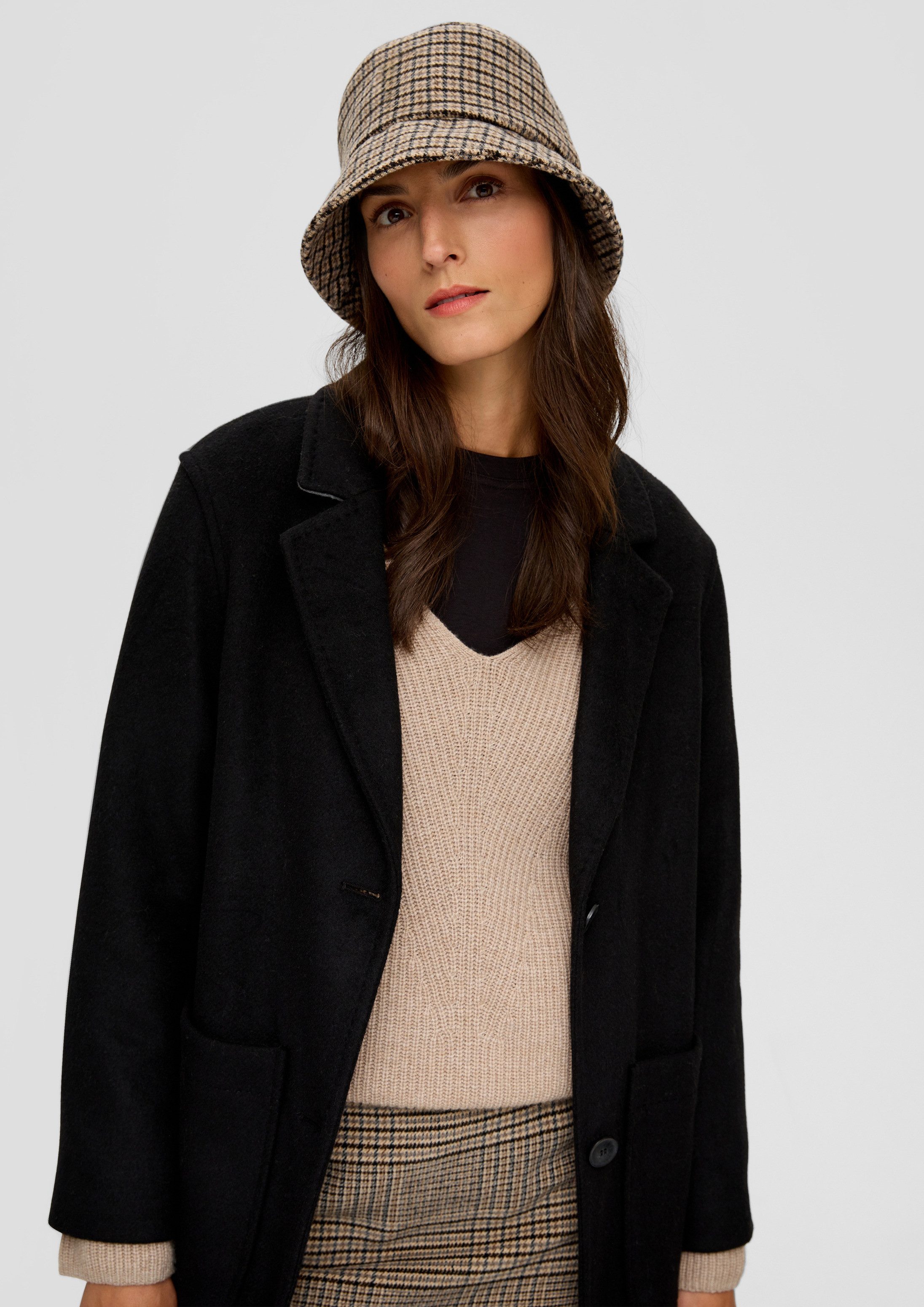 s.Oliver Filzhut Hut  Bucket Hat aus Wollmix