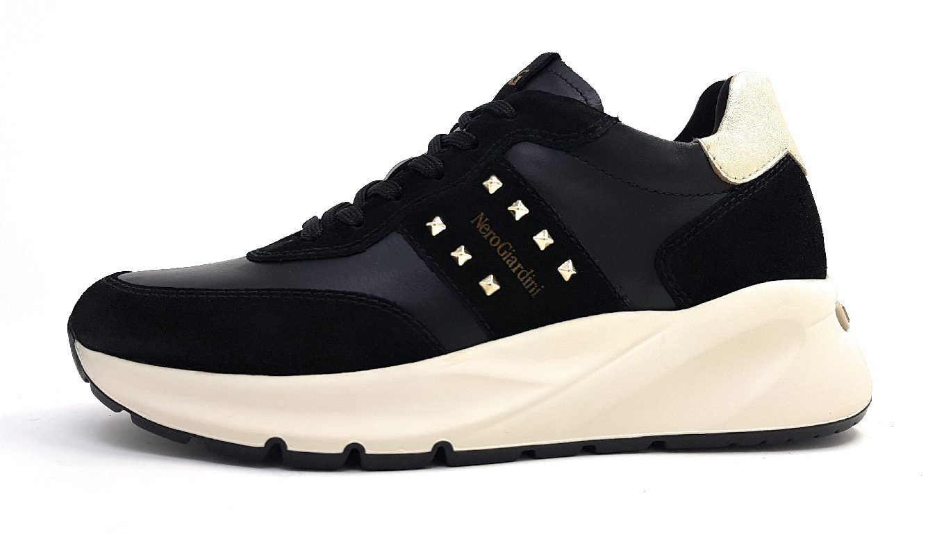Nero Giardini Sneaker Leder/Textil Sneaker, Futtermaterial: Textil