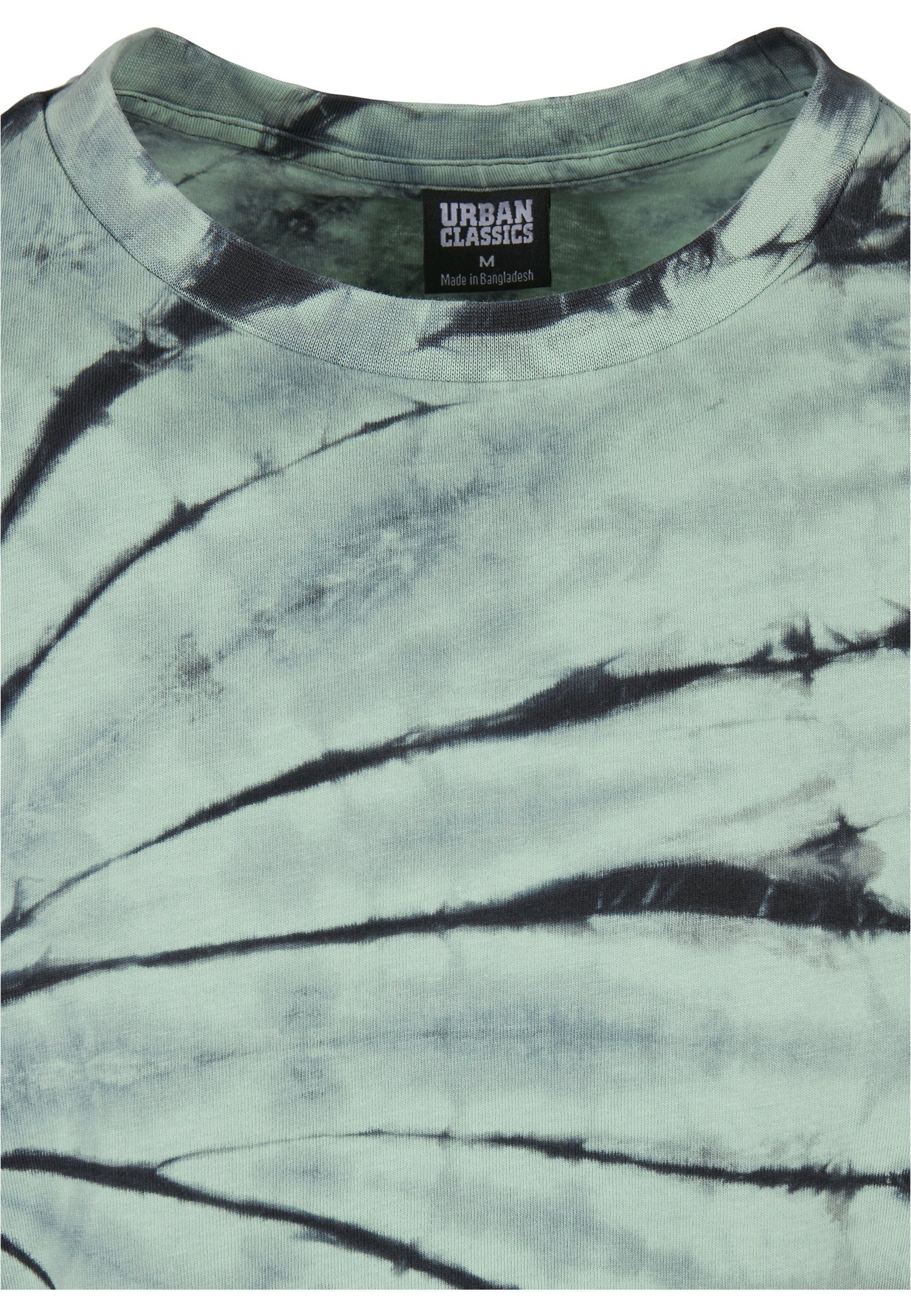 Dye URBAN T-Shirt Boxy (1-tlg) LS black/ghostgreen Herren Tye CLASSICS