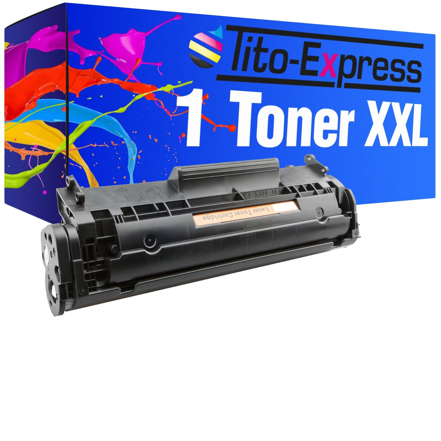 Tito-Express Tonerpatrone ersetzt Toner HP CF 283 A HP CF 283A HP283A HP  83A, (1x Black), für Laserjet Pro MFP M125nw M127fw M127fn M225dw M125a  M201dw