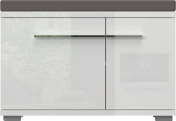 Places of Style Schuhbank "Piano Sitzbank inkl. Polsterkissen, Breite 76 cm günstig online kaufen