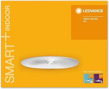 Ledvance Deckenleuchte LEDVANCE Wand- und Deckenleuchte, E27 Sockel, Optimal in Verbindung mit dem Smart+ TIBEA Leuchtmitteln, ohne Leuchtmittel, Retro-Design, Als Decken-, Pendel- und Mini-Version verfügbar