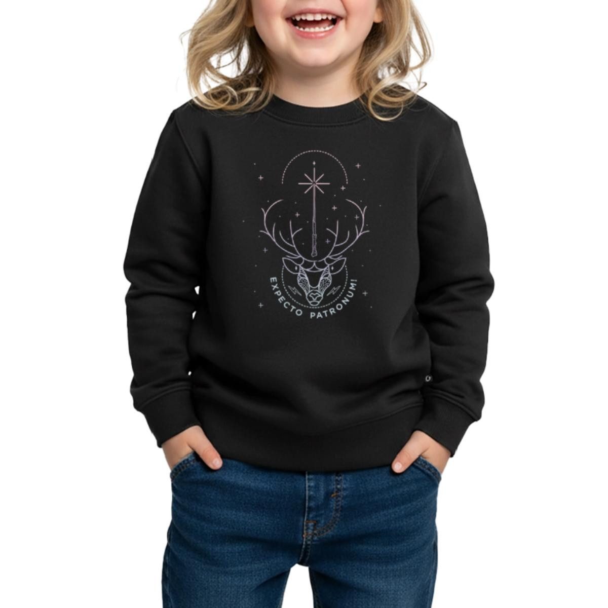 Sweatshirt Harry Potter Hirsch Expecto Patronum Kinder Premium Pullover
