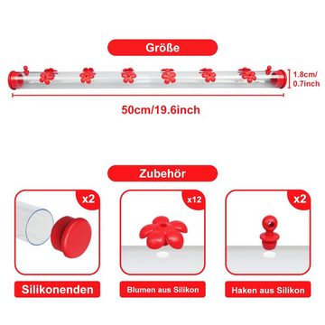 LifeImpree Futterspender Kolibri-Futterstation, Vogelfutterspender für Vögel im Freien, Gartendekoration im Freien
