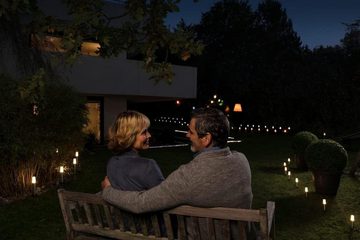 Ledvance LED Gartenleuchte Smart ZigBee LED Gartenleuchte RGBW Erweiterung Set Wegeleuchte, LED fest integriert, Warmweiß bis Tageslicht, Dimmbar, RGB, Warmweiß bis Tageslicht, Dimmbar, RGB