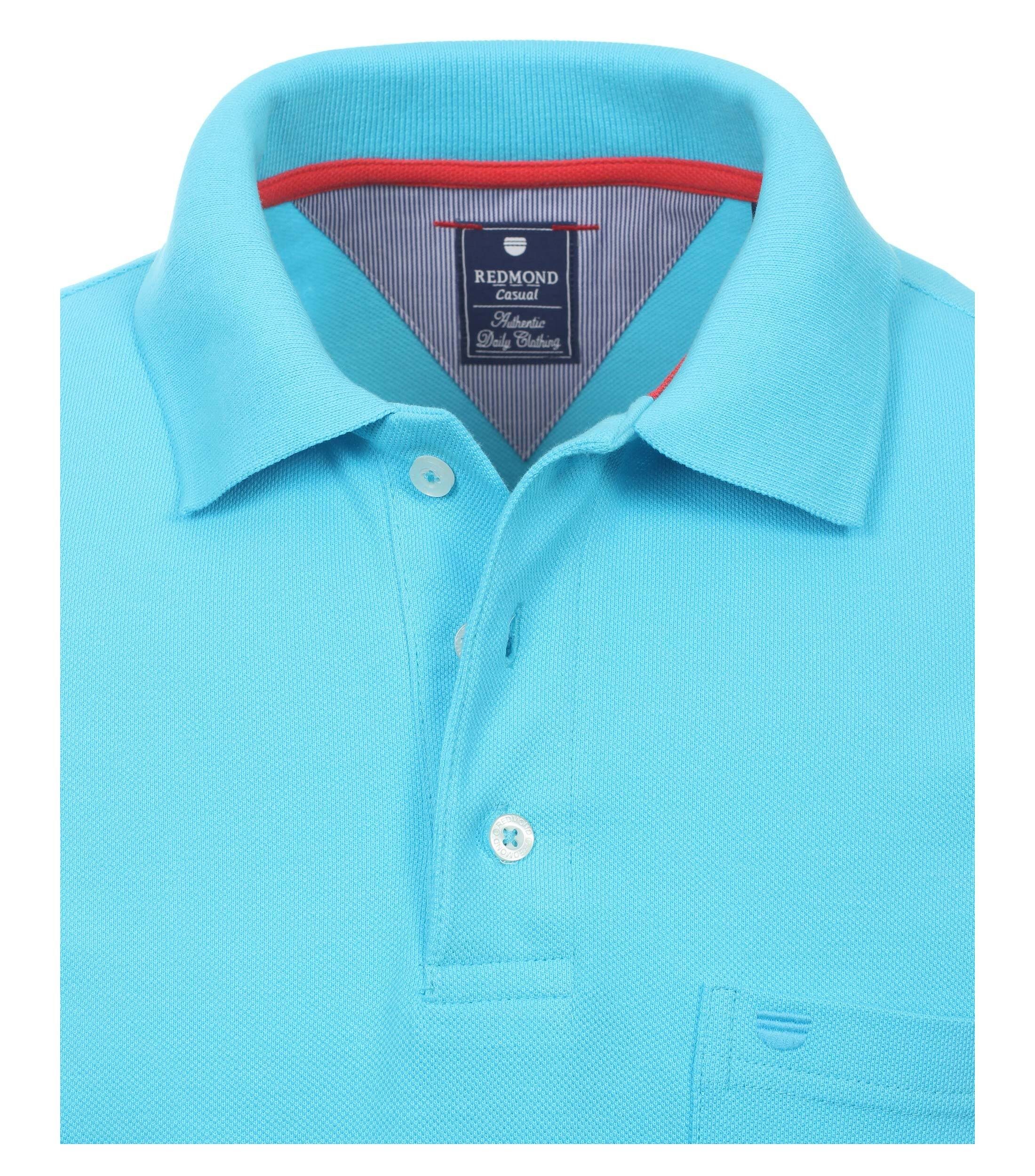 Poloshirt uni Redmond 14 blau