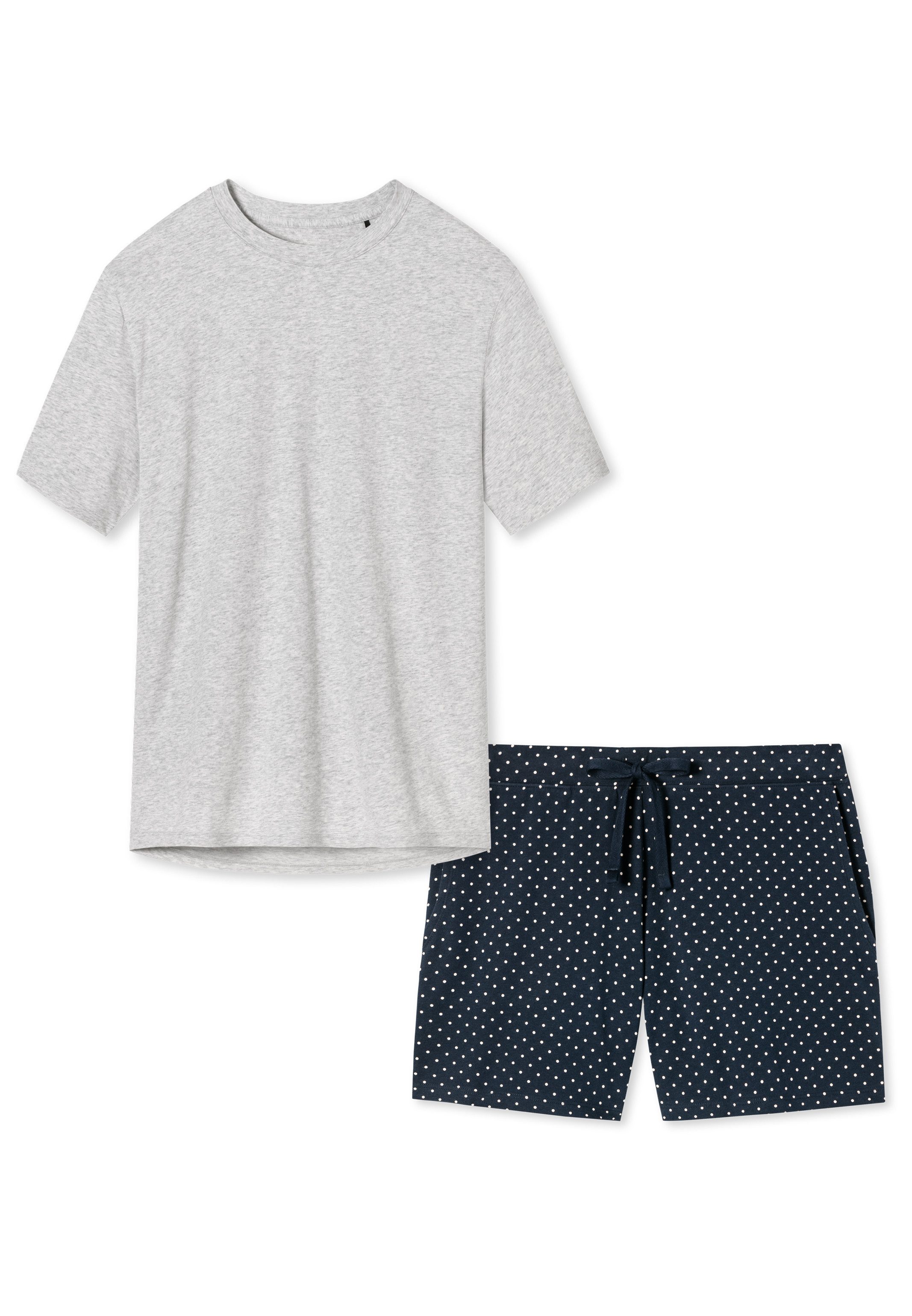 Schiesser Pyjama Organic Cotton (Set, 2 tlg) Schlafanzug - Baumwolle