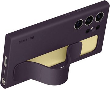 Samsung Handyhülle Standing Grip Case für Samsung Galaxy S24 Ultra, Schutz, griffig und stylisch