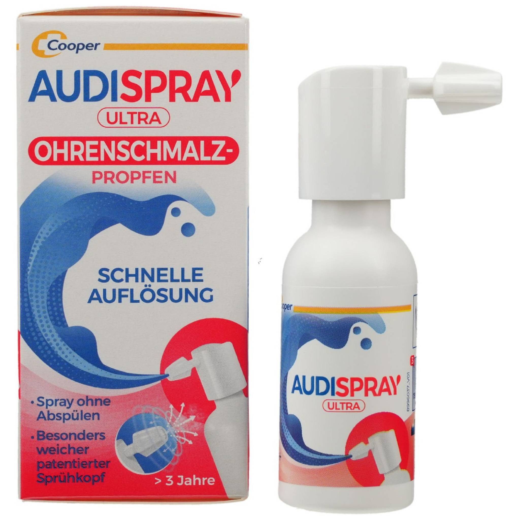 Cooper Ohrenreiniger AUDISPRAY ultra Ohrenspray