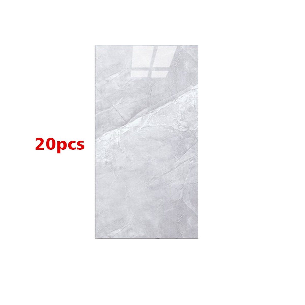 Novzep Wandsticker 20st Marmoroptik-Fliesen, selbstklebend, für Küchen/Badezimmer