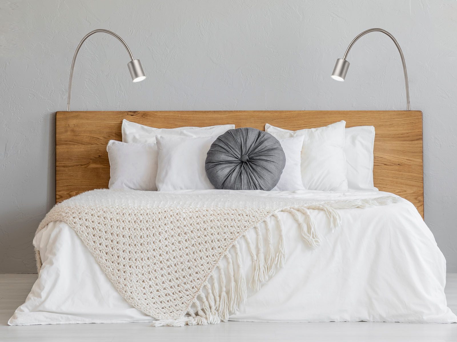 FISCHER & HONSEL LED Leselampe, LED wechselbar, Warmweiß, 2er SET 2in1 Wand günstig online kaufen