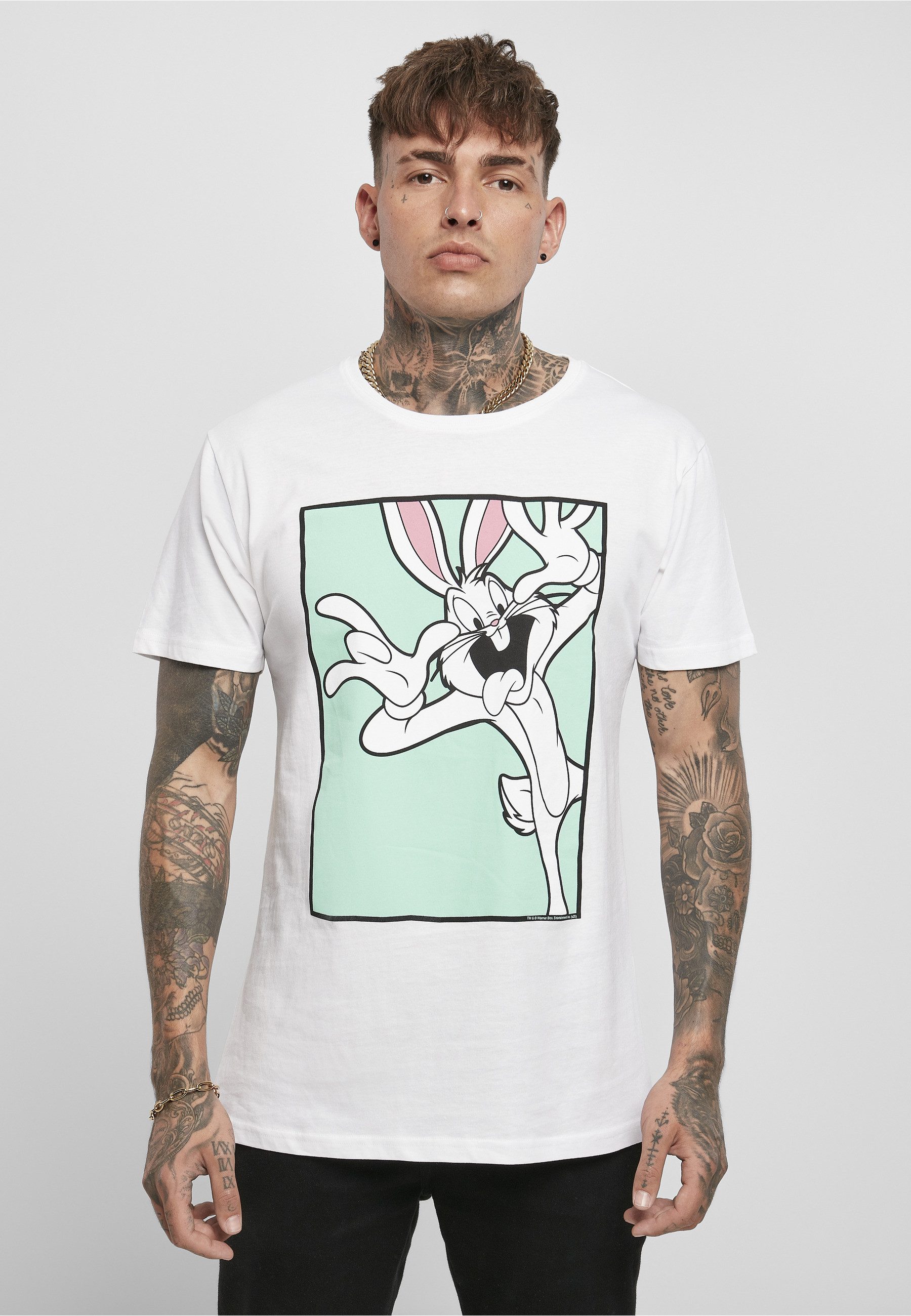 Merchcode T-Shirt Merchcode Herren Looney Tunes Bugs Bunny Funny Face Tee (1-tlg)
