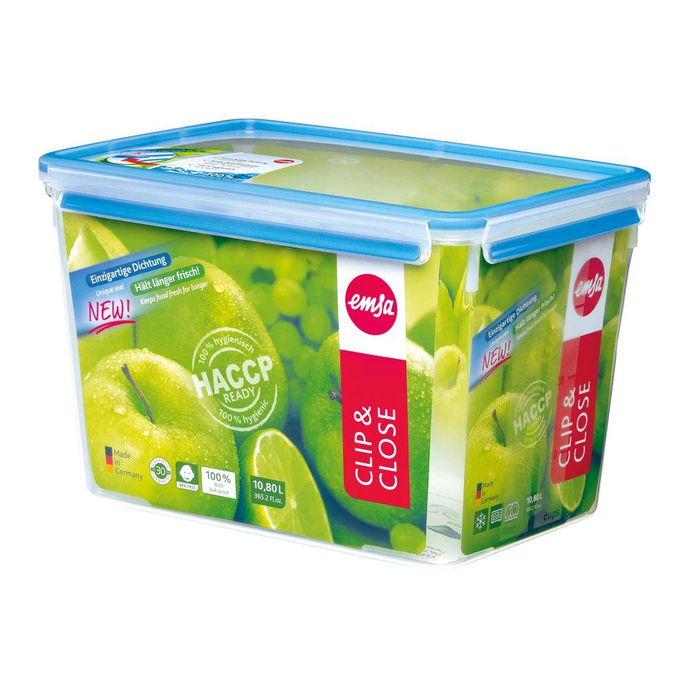 Emsa Frischhaltedose Clip & Close 10.6 L, Kunststoff, (1-tlg)