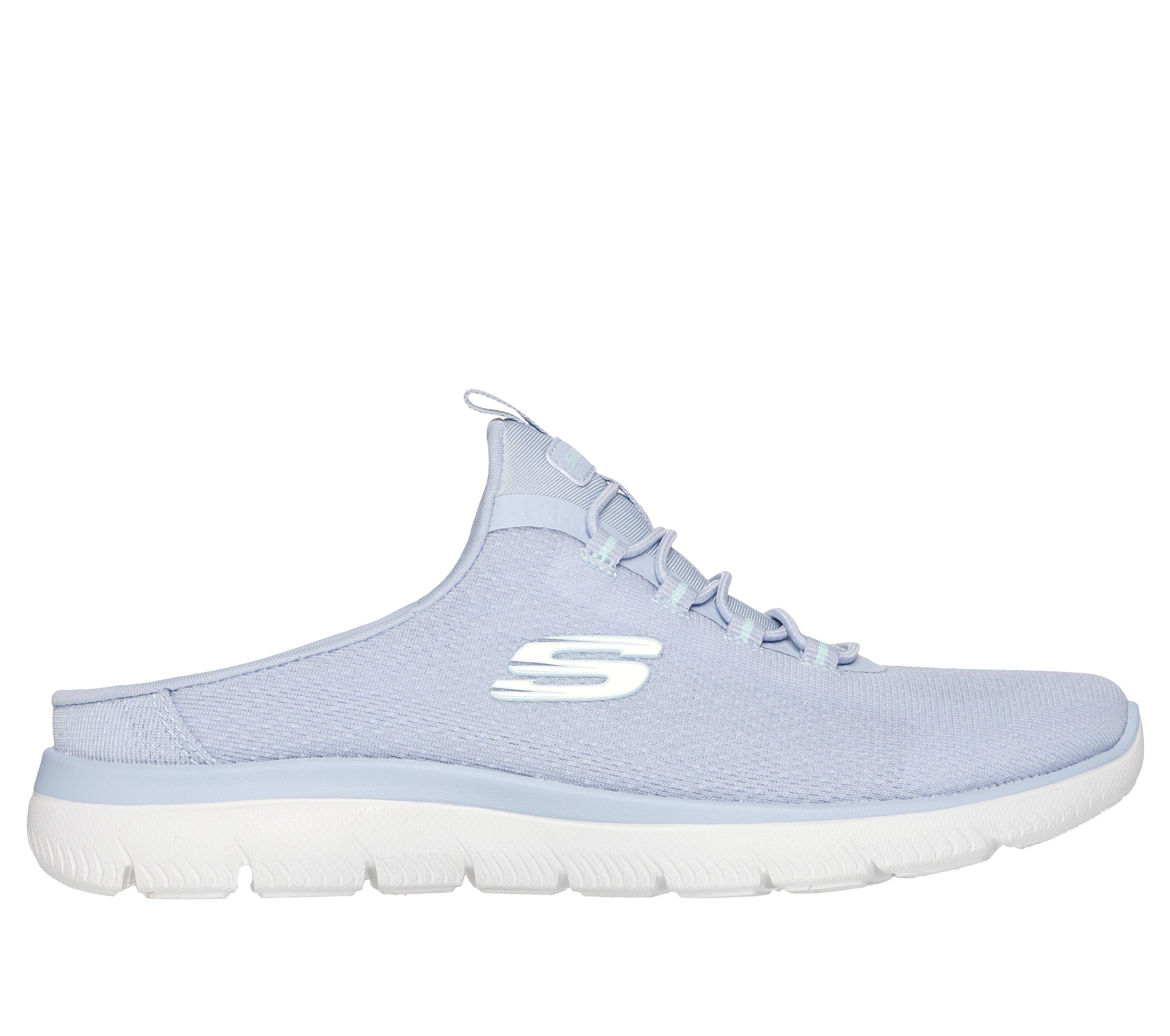 Skechers SUMMITS-SIMPLY SWEET Sabot Freizeitschuh, Sommerschuh, Hausschuh mit weicher Innensohle