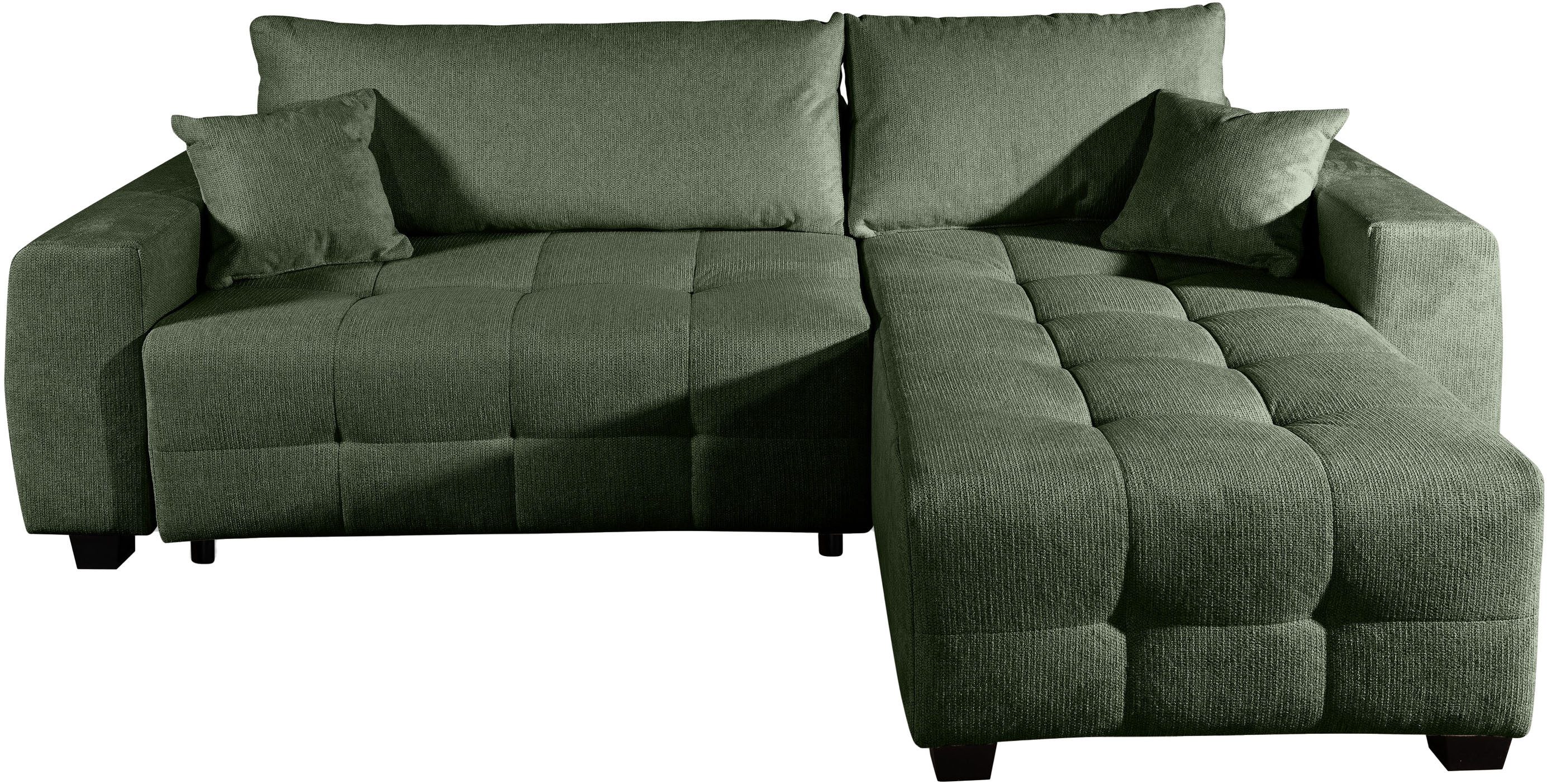 OTTO home Ecksofa Bella Couch L-Form, B: 234 cm - OTTO. Verlässliche Qualität., mit Schlaffunktion, Bettkasten & Zierkissen