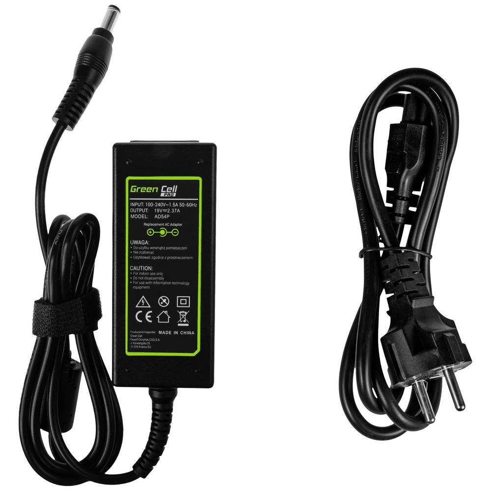 Green Cell PRO Charger / AC Adapter 19V 2.37A 45W GC-AD54P Notebook-Netzteil