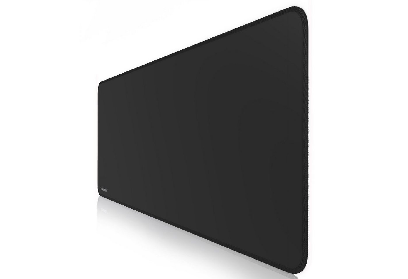 Titanwolf Gaming Mauspad XXXL Speed Mousepad 1000 x 400 x 3 mm, große Tischunterlage (1-St), rutschfest, abwaschbar, Geschwindigkeit & Präzision, schwarz