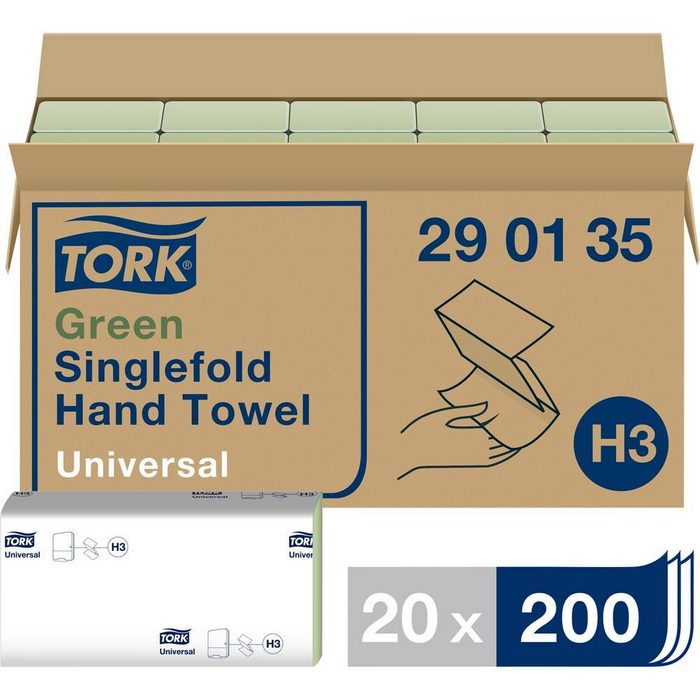 TORK Papierhandtuch Zickzack Papierhandtücher H3 Universal 1-lagig