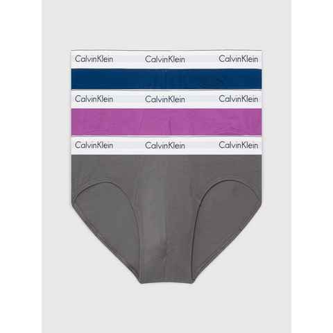 Calvin Klein Underwear Slip (Packung, 3-St) mit Logoschriftzug am Wäschebund