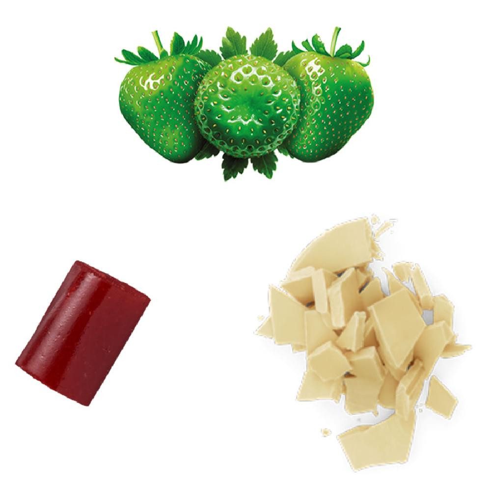 Lakrids by Bülow Süßigkeit Lakritz C Sour Strawberry mit weißer Schokolade (115g)