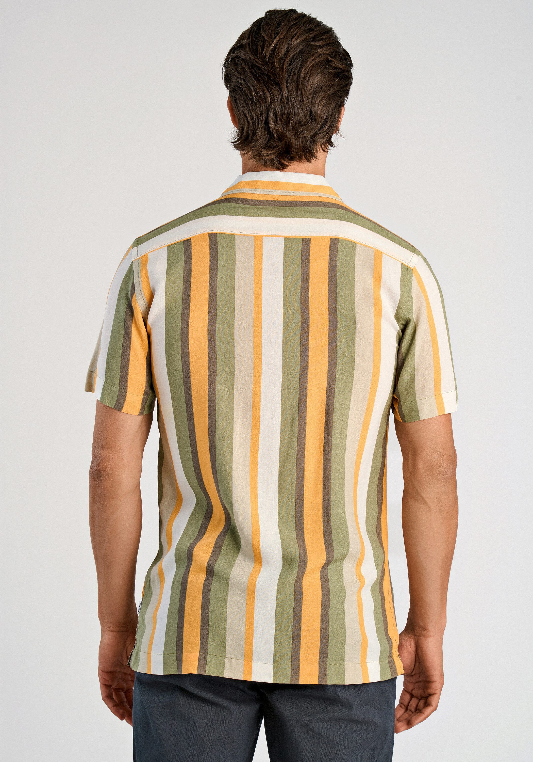 LINDBERGH Kurzarmhemd Freizeithemd (Kurzarm) Relaxed Fit