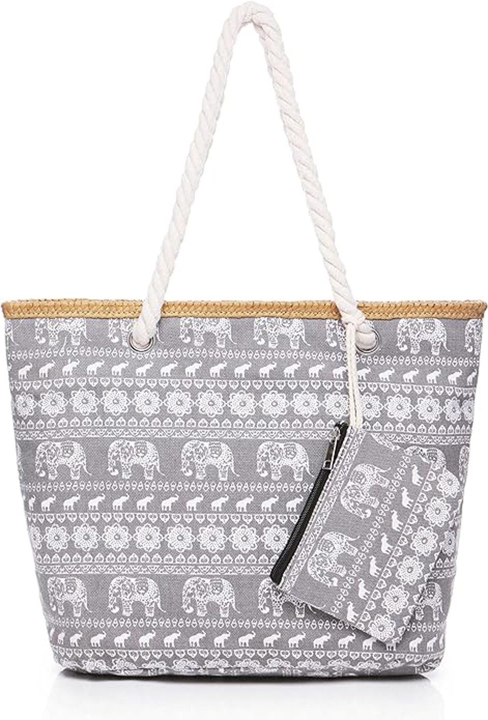 Coonoor Strandtasche Badetasche Familie Strandtasche Damen mit Reißverschlu günstig online kaufen