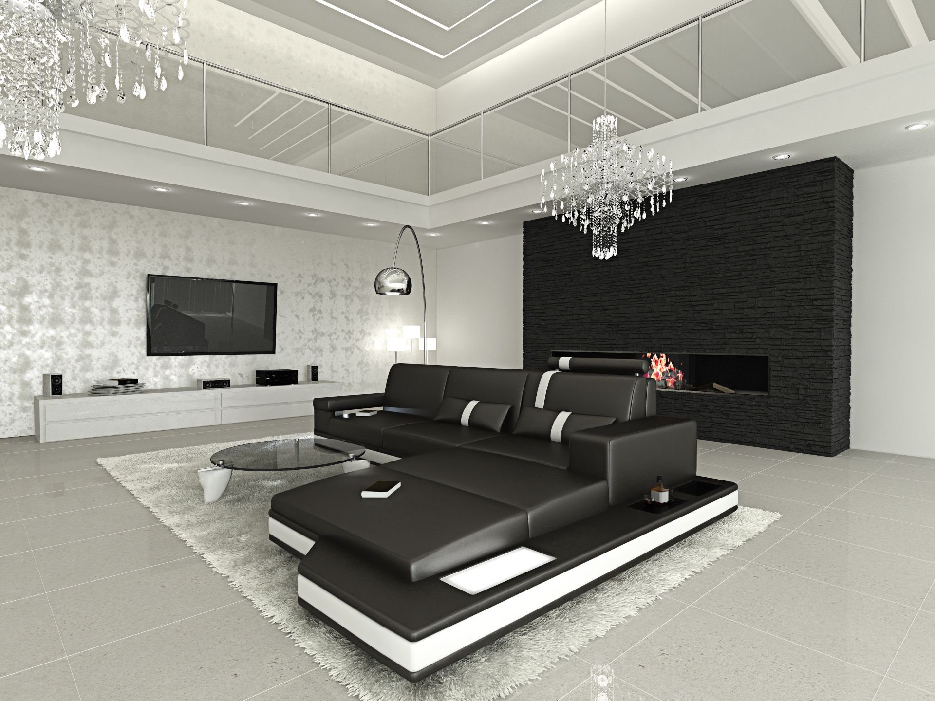 Sofa Dreams Ecksofa Ledercouch Leder Sofa günstig online kaufen