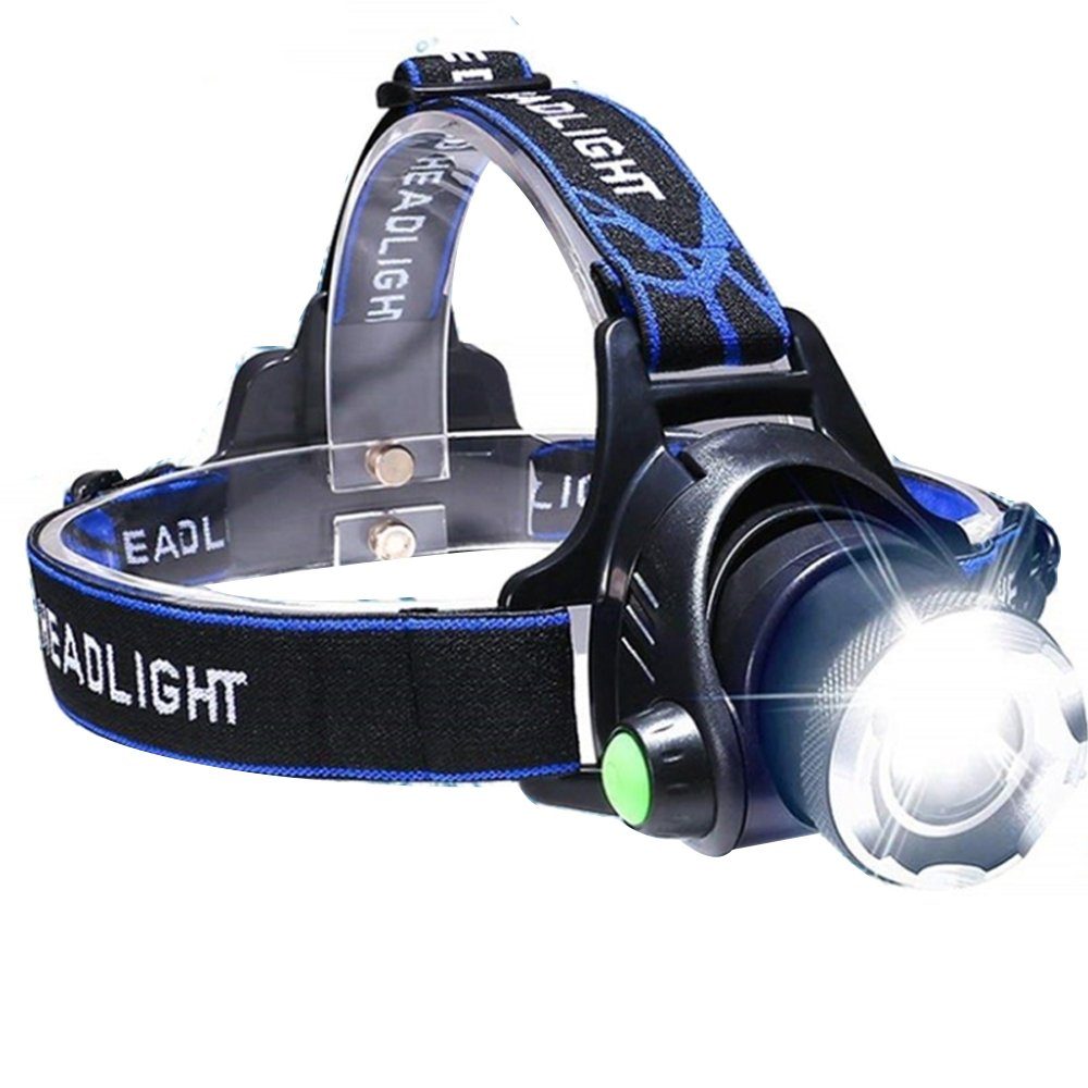 (90°einstellbar, Kopflampe,USB Mini LED Zoombare Wasserdichte 3 für Bedee Kopflampe Joggen Stirnlampe Modos 1-St., Wiederaufladbar Stirnlampe Stirnlampe, IP64 LED LED Campen, Laufen, Batteriebetrieben),
