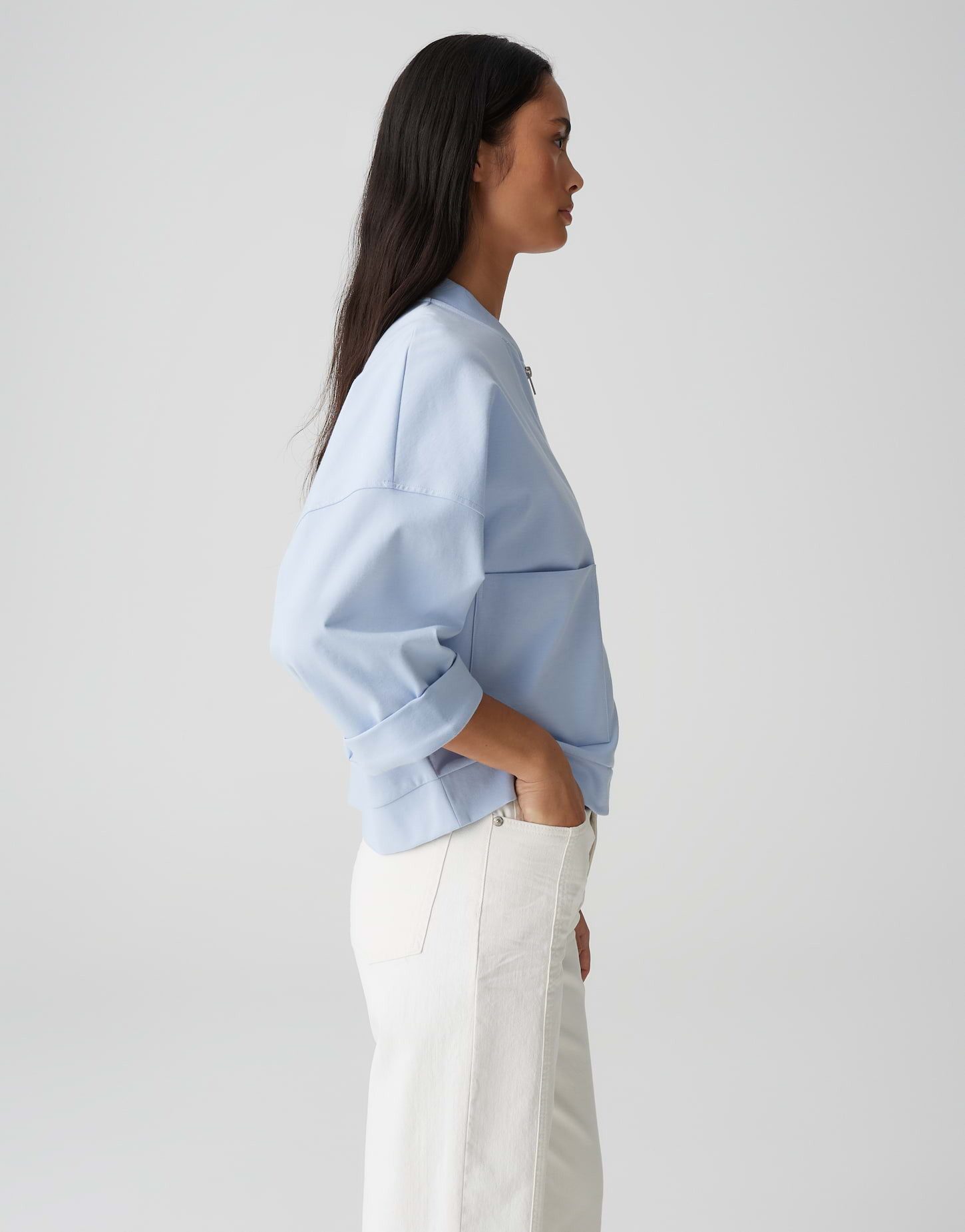 OPUS Sweater GOPTA Loose im angesagten Blouson Look