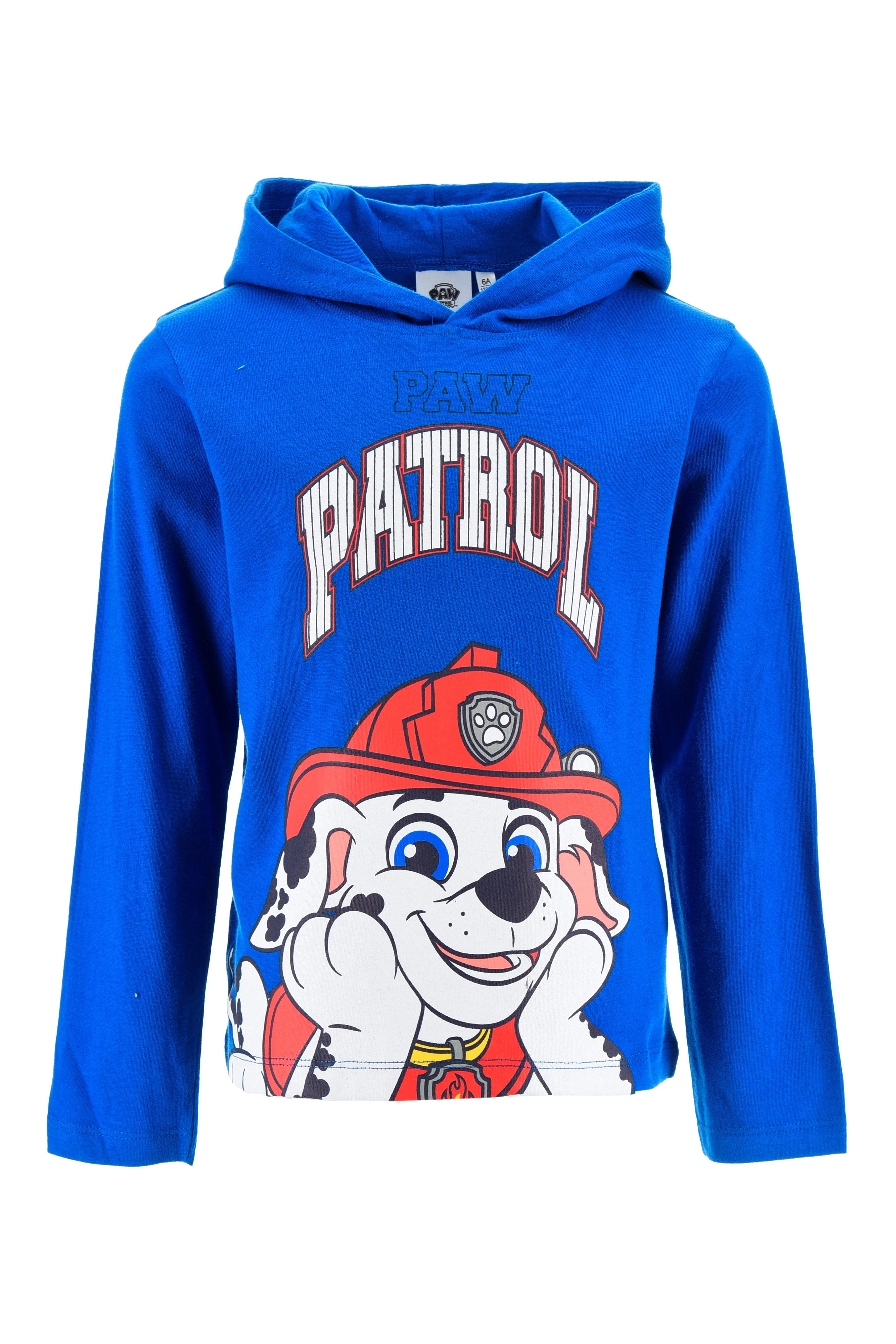 PAW PATROL Kapuzensweatjacke PAW PATROL Sweatjacke, Jungen, Baumwolle