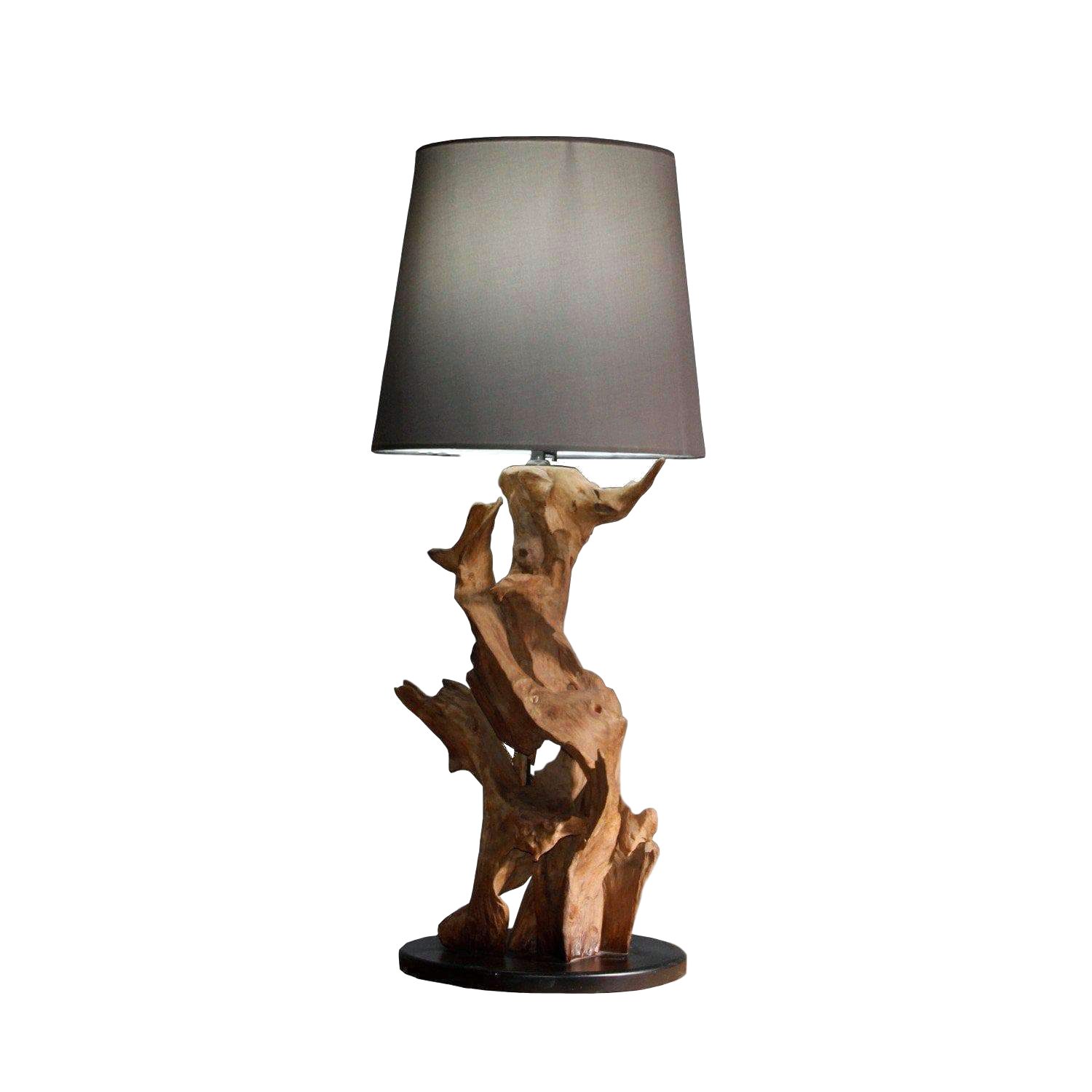 ExotischerLeben Nachttischlampe IKAL Treibholz Tischlampe 82 günstig online kaufen