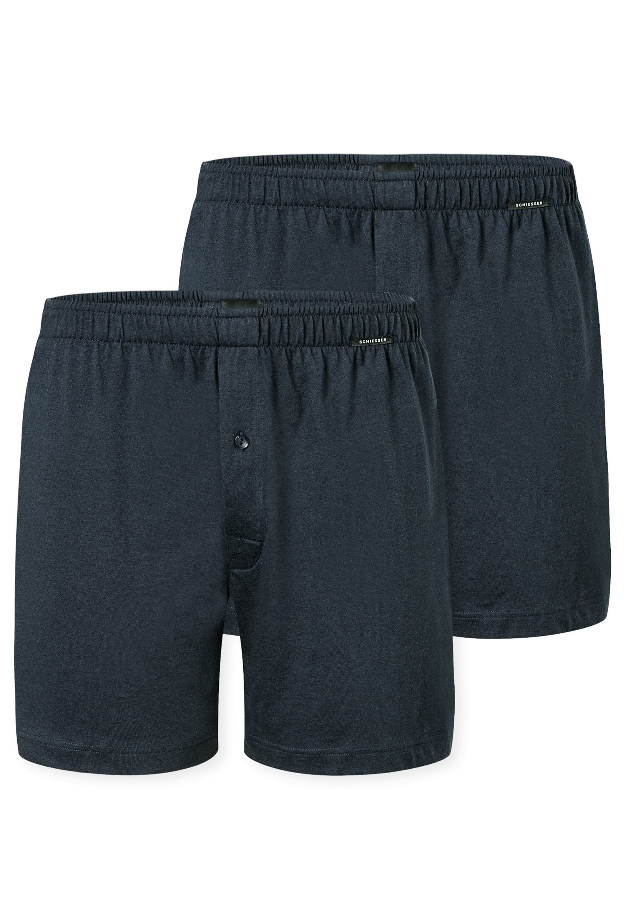 Schiesser Boxershorts 2er Pack Singel-Jersey (Spar-Set, günstig online kaufen