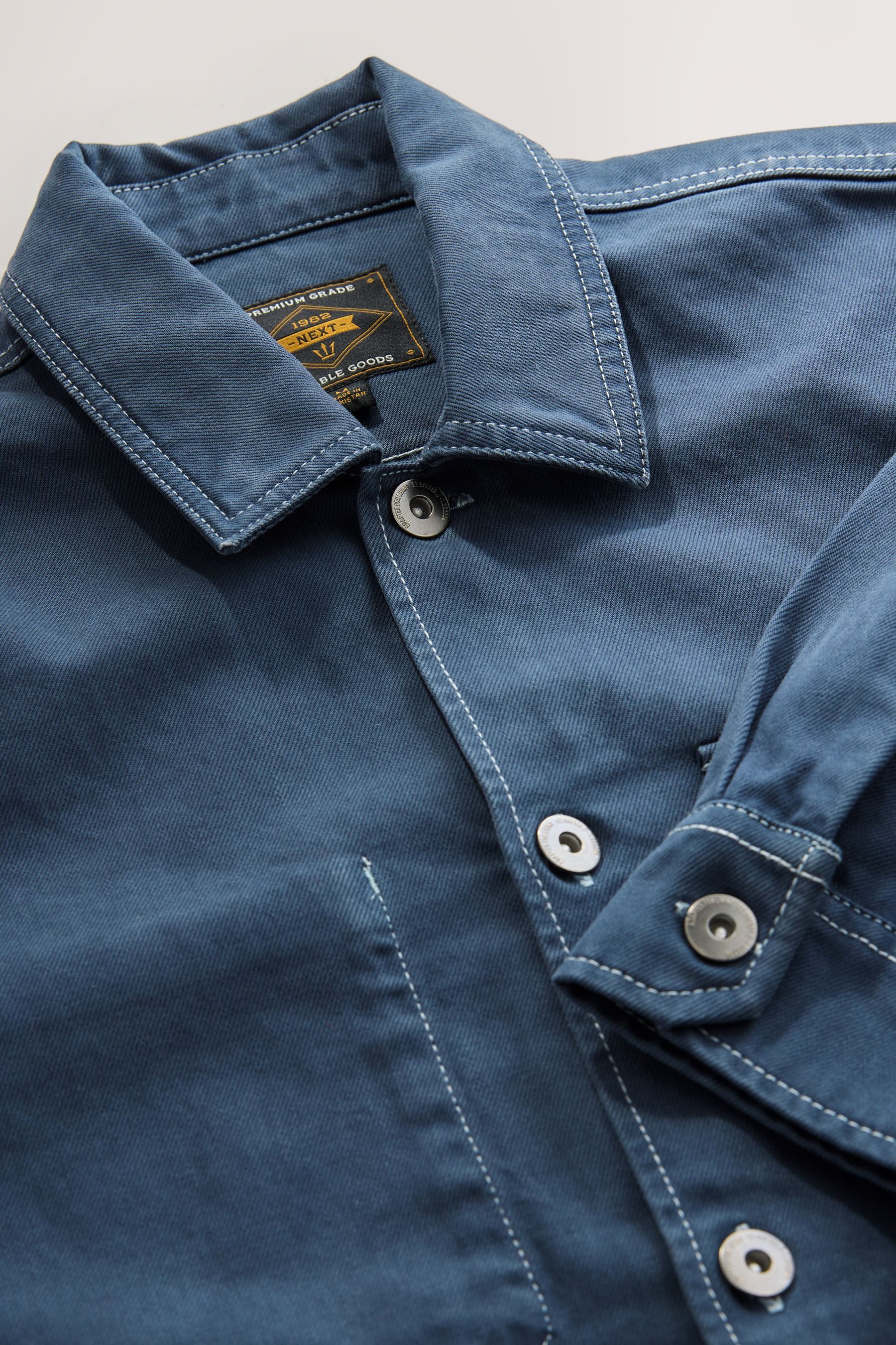 Next Hemdjacke Canvas-Hemdjacke (1-St)