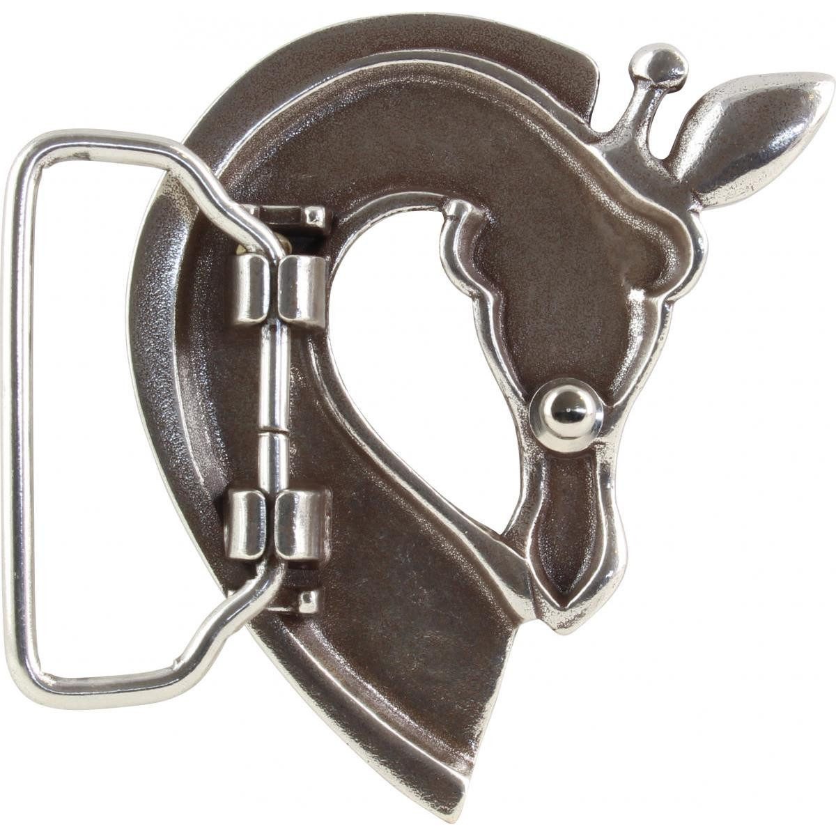 BELTINGER Gürtelschnalle Giraffe 4,0 cm - Buckle Tiermotiv Wechselschließe Gürtelschließe 40mm (1-St)