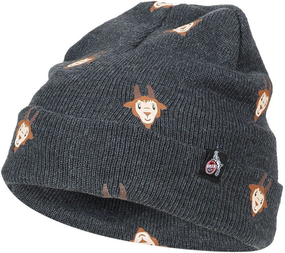 Beanie 1. FC Colonia Basic – Grigio, Unisex, Cappello Invernale Ufficiale
