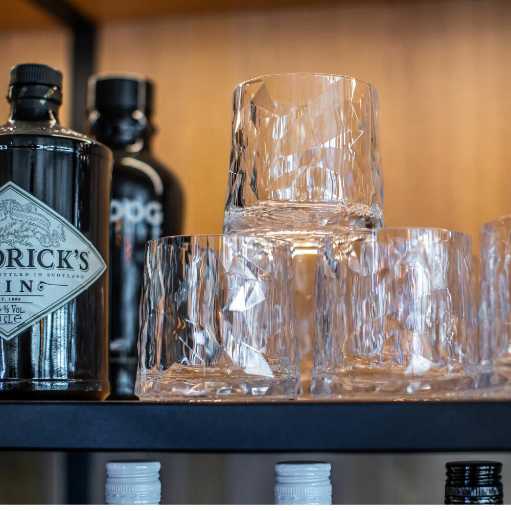 KOZIOL Tumbler-Glas Superglas 2er-Set Club No. 2 250 ml, 2-tlg., Superglas (Kunststoff), extrem bruchfest