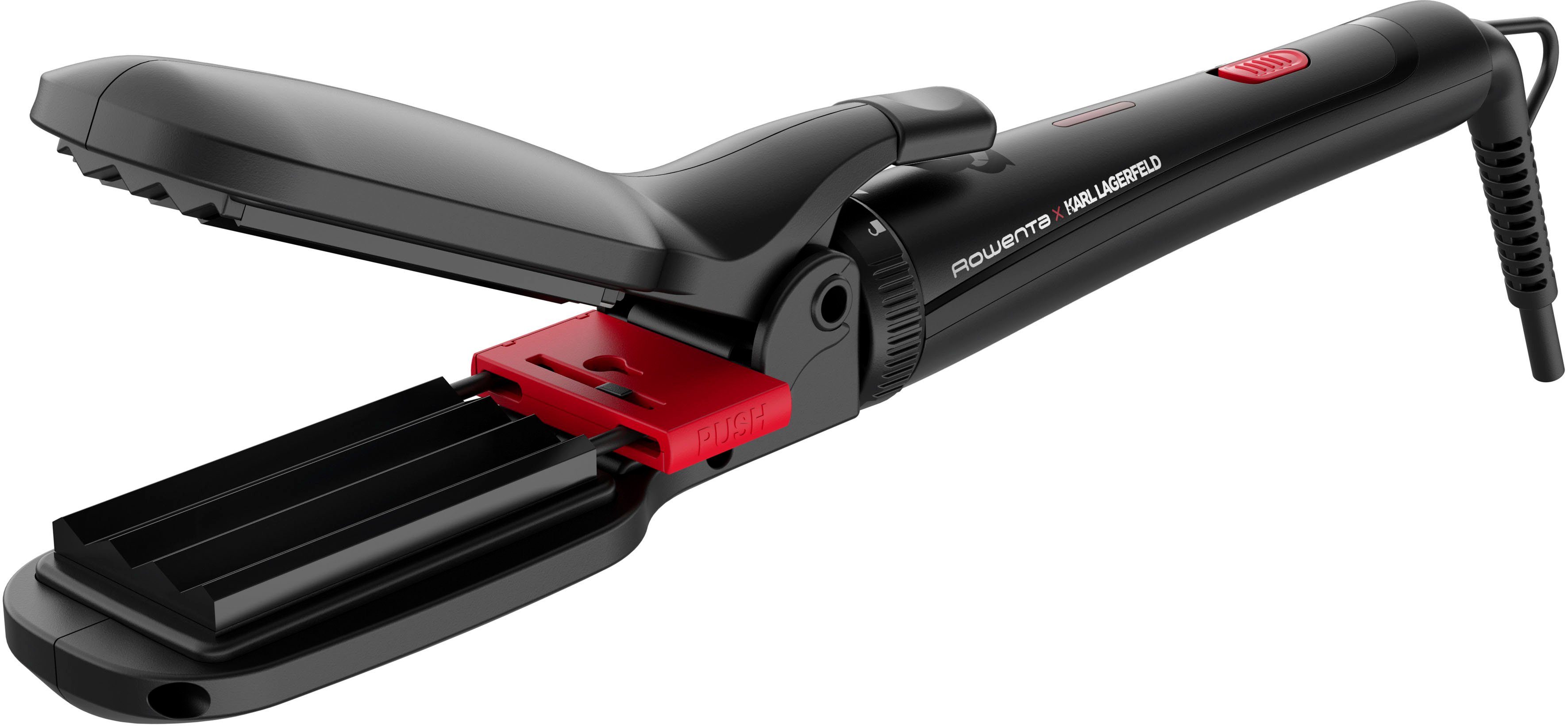 Rowenta Multihaarstyler Rowenta x Karl Lagerfeld CF422L Infinite Looks 9-in-1 Multistyler, Haarglätter, Kreppeisen, Lockenstab, Keramikbeschichtung, 190°C