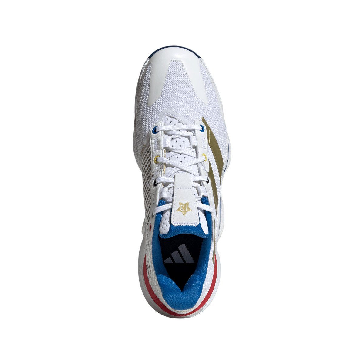 adidas Performance Hallen-Indoorschuhe Stabil 16 2025 weiss/bunt Herren Badmintonschuh