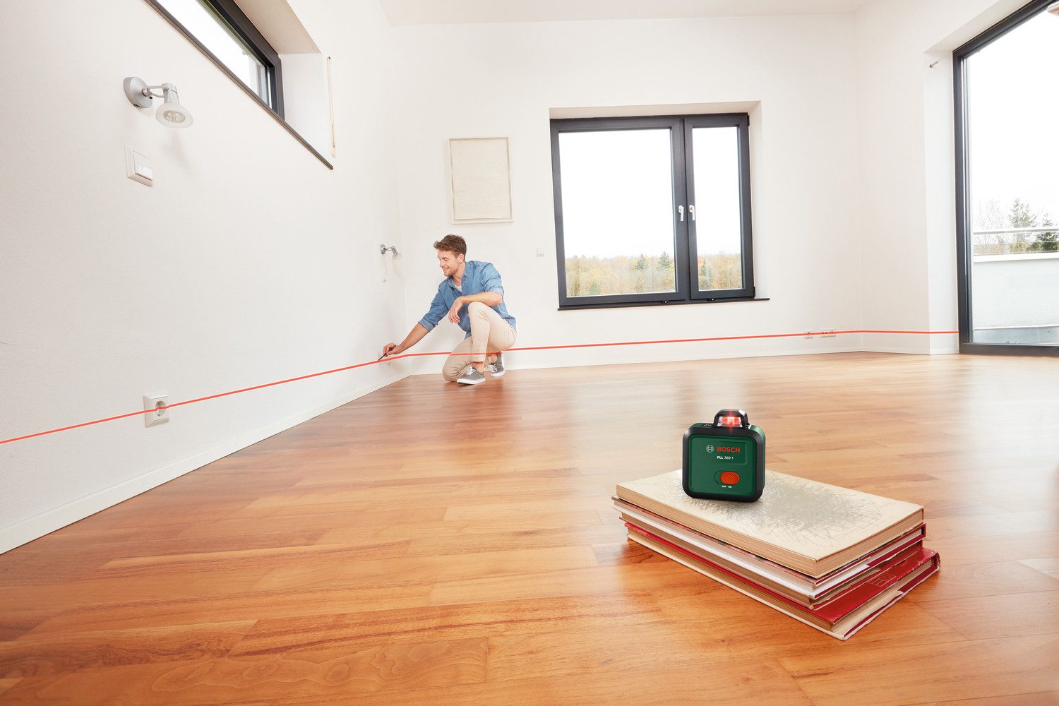 Bosch Home & Garden Linienlaser PLL 360-1 UNI, inkl. Batterien