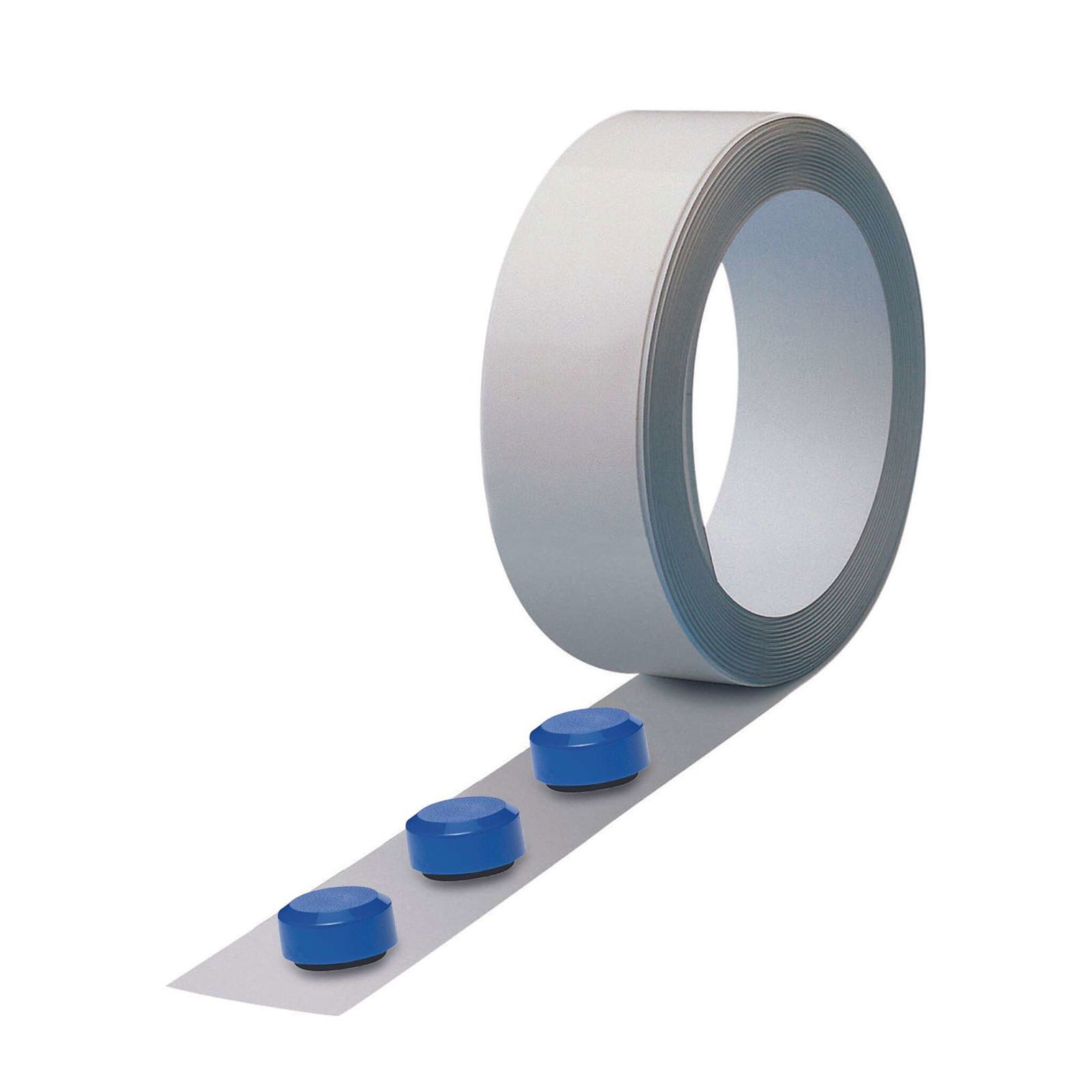 MAUL Klebeband Ferroband, Länge 1 m, inkl. 3 Magnete