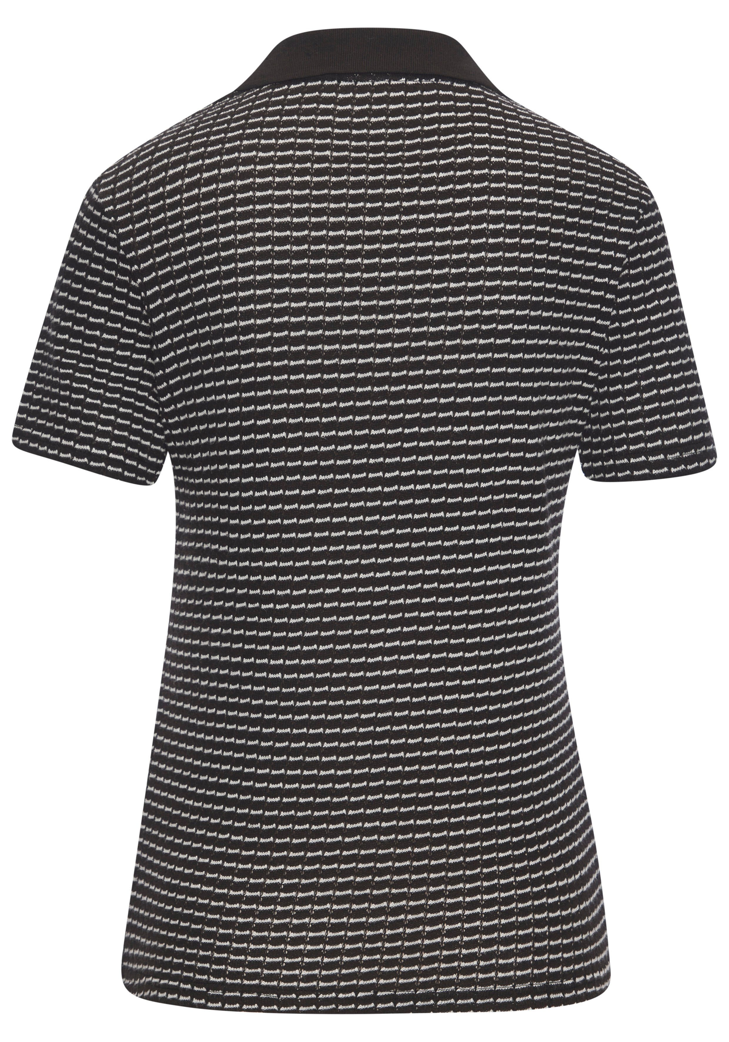 Vivance by Lascana Poloshirt aus strukturierter Strickqualität aus angenehmer Baumwollmischung – Bild 4 von 5